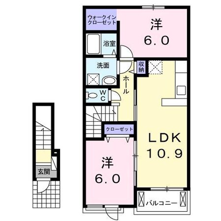 カルダ　カーサの物件間取画像